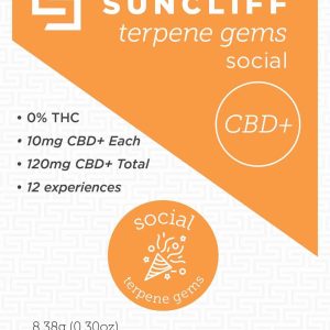 Suncliff CBD+ Gems Social 12 Pack