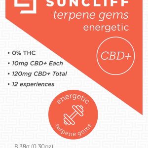 Suncliff CBD+ Gems Energetic 12 Pack
