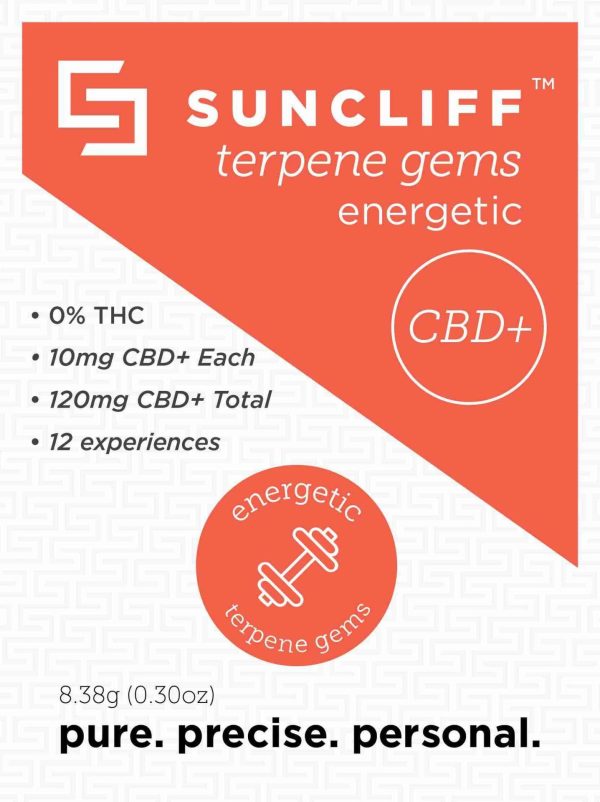 Suncliff CBD+ Gems Energetic 12 Pack