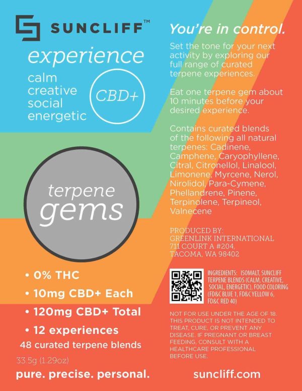 Suncliff CBD+ Gems Experience Pack - 48 Curated Experiences